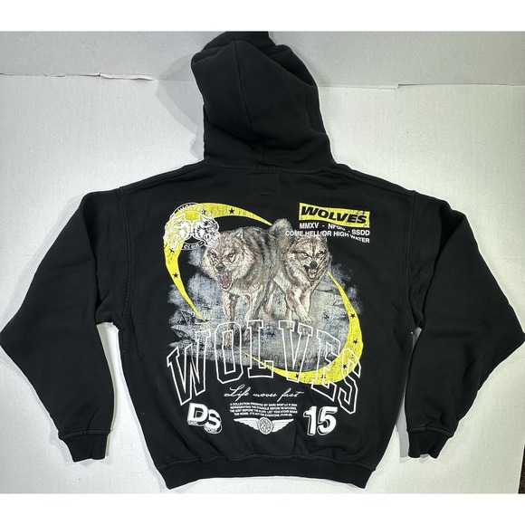 Darc Sports Other - Darc Sport Wolves Club Hoodie Run With Us‎ Vintage Pierce Black Medium NWT Rare